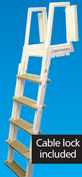 Ground To Deck Ladder-Wrm Gray - STEPS & LADDERS